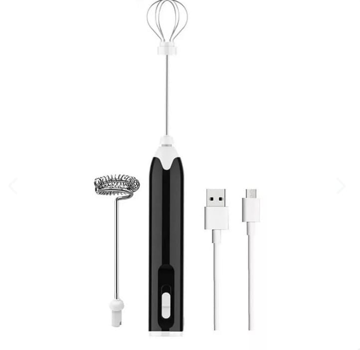 Mini Batidor Esencial™ de Mano con conexion USB color negro