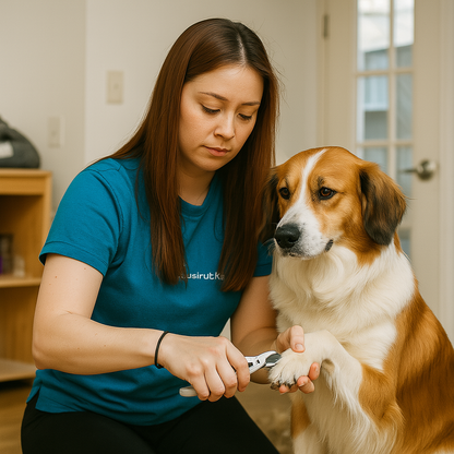 Kit RedPaw® Cortapelo Inalámbrico para Mascotas – Uso en Casa