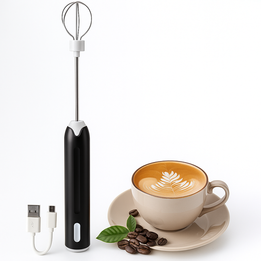 Mini Batidor Esencial™ de Mano con conexion USB color negro