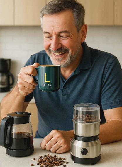 Molino de Café y otros granos™ + Taza termica USB